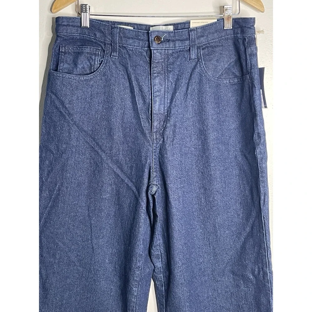 NEW Universal Thread Women's Super Wide Leg Jeans Size 12 Mid Rise Trendy Fit - Picture 2 of 13